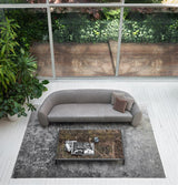 Asolo Rolled Arm Luxury Sofa in a room setting