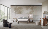 Avignon Round Luxury Pouf styled in a luxury interior
