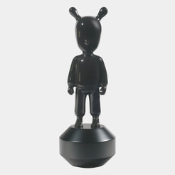 Black Porcelain Guest Rubio Sculpture