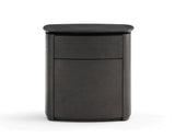 Blade Bedside Table - Smoke Oak