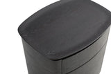 Blade Bedside Table - Smoke Oak