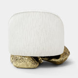 Boca do Lobo Angra Armchair in white, angled view