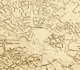 Boca do Lobo Eden Center Table, close-up of the textured brass top