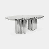 Boca do Lobo Fortuna Dining Table, Rectangular, W230 cm, Silver