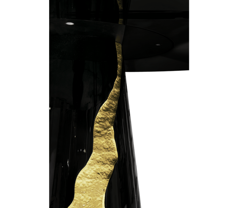 Boca do Lobo Lapiaz Black Dining Table: A Testament to Artisan Craftsmanship - Witness the meticulous artistry of the Lapiaz Black Dining Table by Boca do Lobo. Crafted from high-quality materials using traditional techniques, this table is a celebration of exquisite craftsmanship.