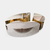 Boca do Lobo Lapiaz Oval Center Table, view 4