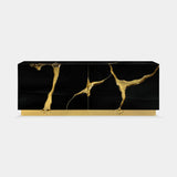 Boca do Lobo Lapiaz Black Sideboard in black lacquer and gold