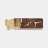 Boca do Lobo Lapiaz Rose Gold Sideboard with doors open