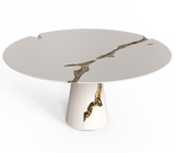 Boca do Lobo Lapiaz White Dining Table: Modern Luxury for Your Dining Room - Experience a fresh perspective on luxury with the Boca do Lobo Lapiaz White Dining Table. This modern masterpiece elevates your dining space with a touch of timeless elegance.