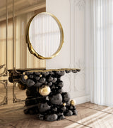 Boca do Lobo Newton Console styled in an entrance hall