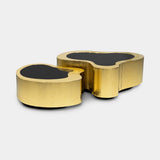 Boca do Lobo Wave Center Table in hammered brass