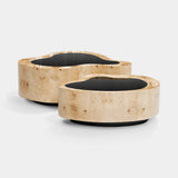 Boca do Lobo Wave Big Poplar Root Center Table, angled view