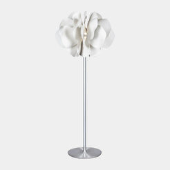 Bonita White Porcelain Petals Floor Lamp