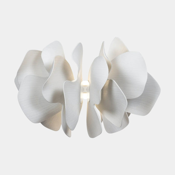 Bonita White Porcelain Petals Wall Sconce