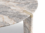 C.Z. Round Marble Luxury Dining Table, detail