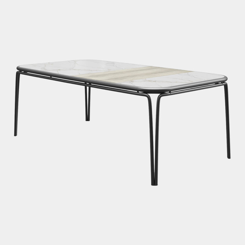 Calacatta Gold Marble Outdoor Dining Table