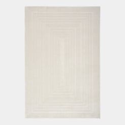 Calvin Klein® Geometric Ivory Luxury Rug