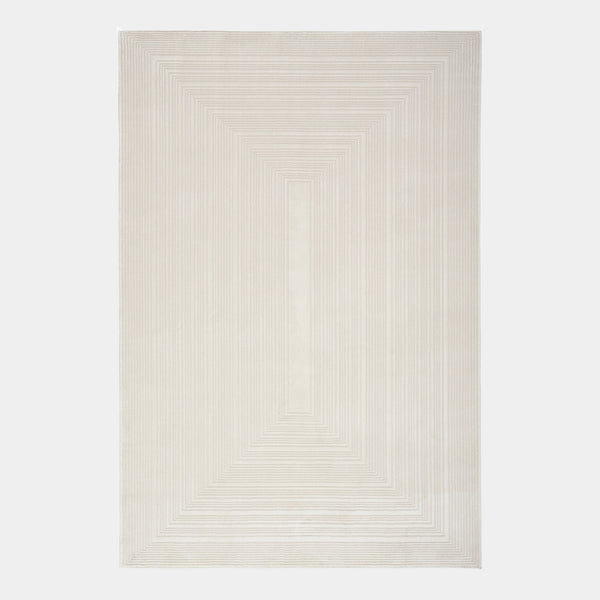 Calvin Klein® Geometric Ivory Luxury Rug