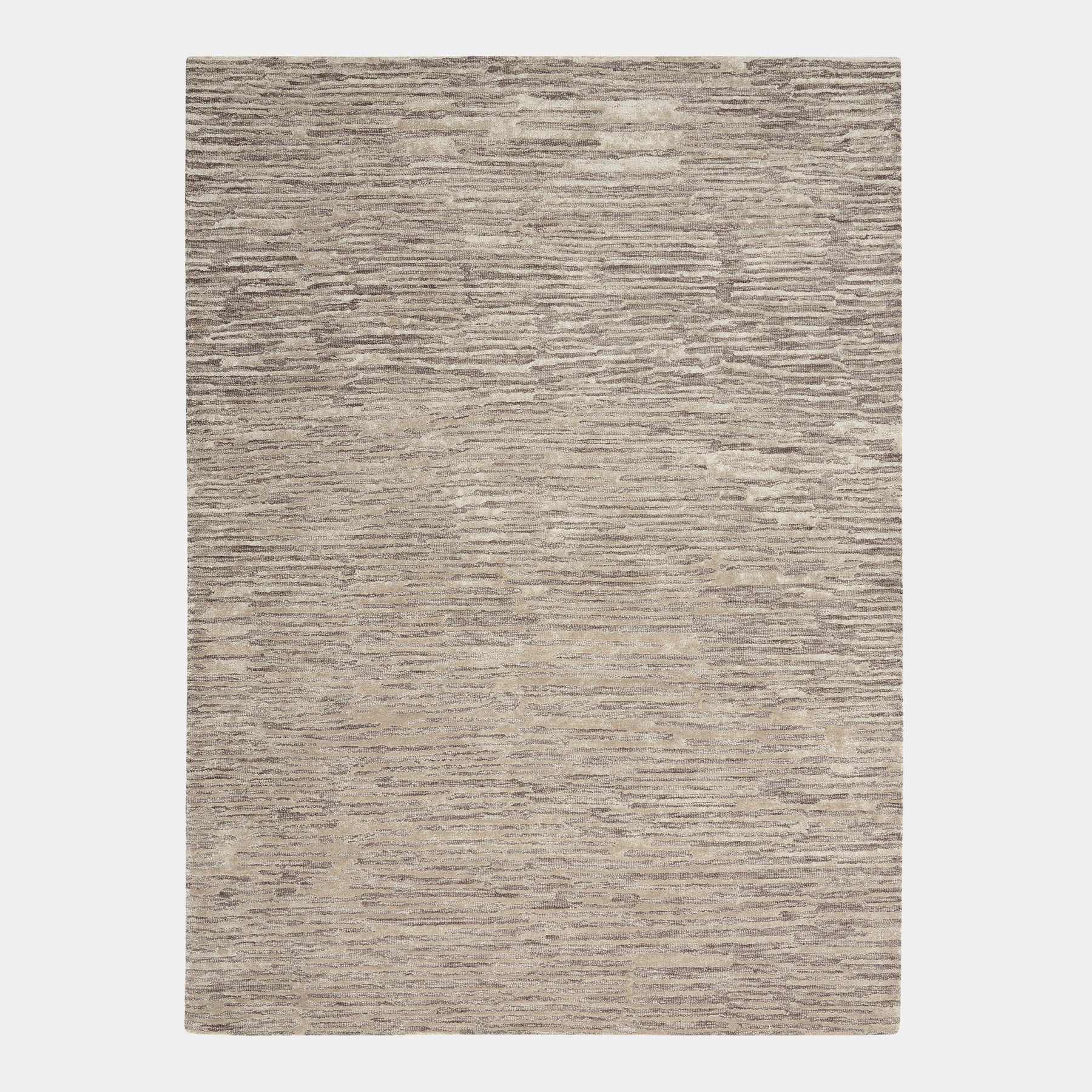 Calvin Klein® Grey Linear Luxury Rug | Touched Interiors