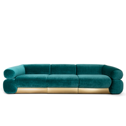 The Capri Sectional Sofa: Luxuriate in modern comfort with this Italian-inspired design. Perfect for spacious living areas.