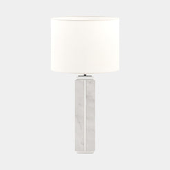Carrara Marble Valentia Table Lamp