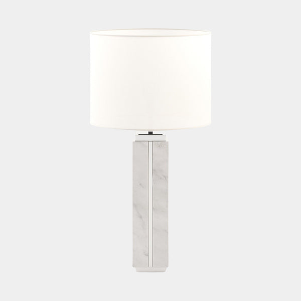 Carrara Marble Valentia Table Lamp