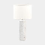 Carrara Marble Valentia Table Lamp