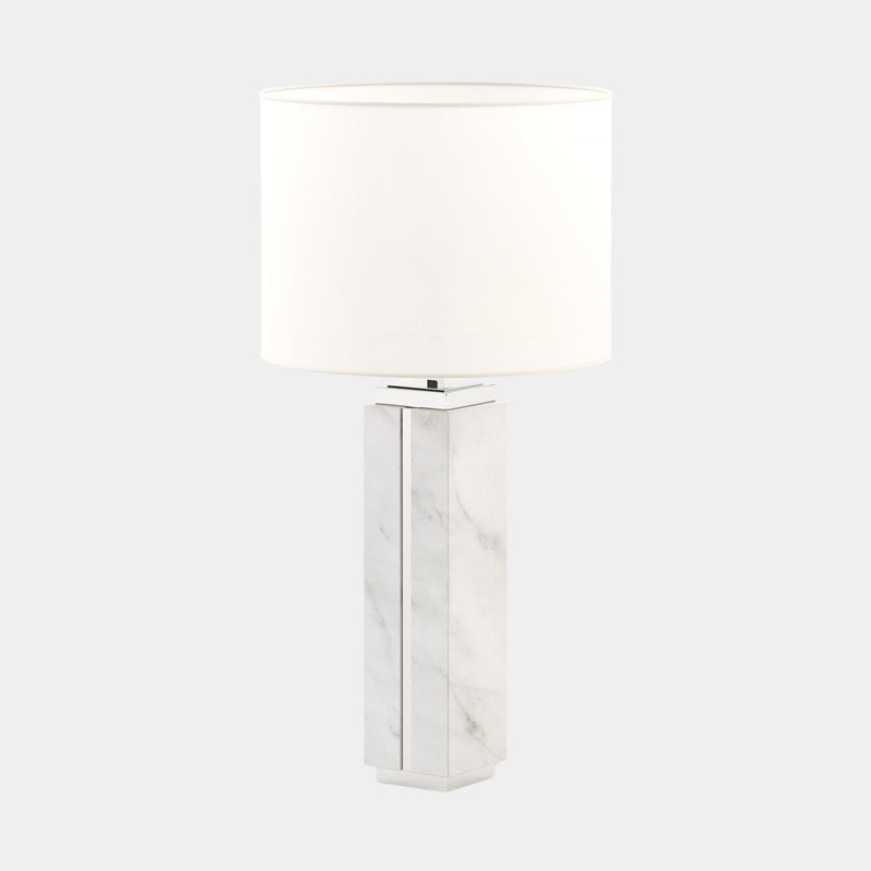Carrara Marble Valentia Table Lamp