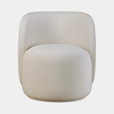 Casa Magna Pearl Armchair, ivory fabric, available from Touched Interiors UK