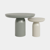Casa Magna Ritz Side Table, grey and ivory lacquer, available from Touched Interiors UK