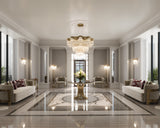 Castro Lighting Flow Chandelier Floor Lamp, fourth view