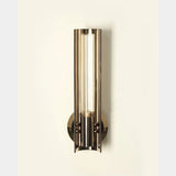 Castro Lighting Baccara Wall Light in gold-plated brass with glass, available from Touched Interiors UK
