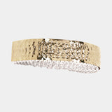 Castro Lighting Maeve Wall Light in gold-plated brass with crystals, available from Touched Interiors UK