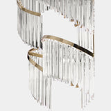 Castro Lighting Twist Chandelier, detail