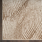 Central Park West Abstract Beige Brown Luxury Rug, available from Touched Interiors UK