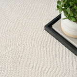 Central Park West Abstract Ivory Luxury Rug, available from Touched Interiors UK