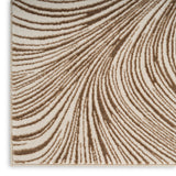 Central Park West Swirl Beige Brown Luxury Rug, available from Touched Interiors UK