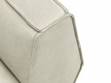 Cervaro Faceted Leather Luxury Armchair, detail