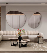 Caffe Latte Ceylon Side Table in a room setting