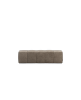 Laskasas Charlie Bench in Taupe upholstery
