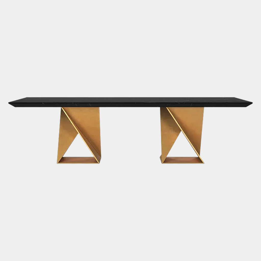 Christopher Guy Morison Gold Leaf Luxury Dining Table Touched Interiors