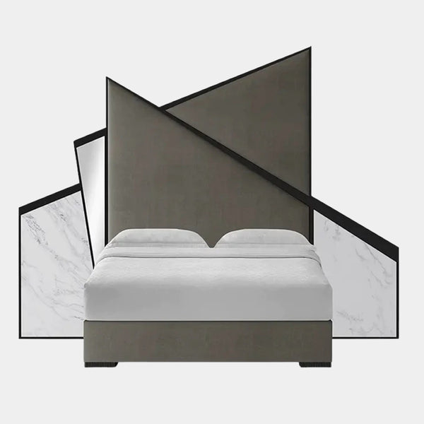 Christopher Guy Nouvel Bed with Angular Headboard