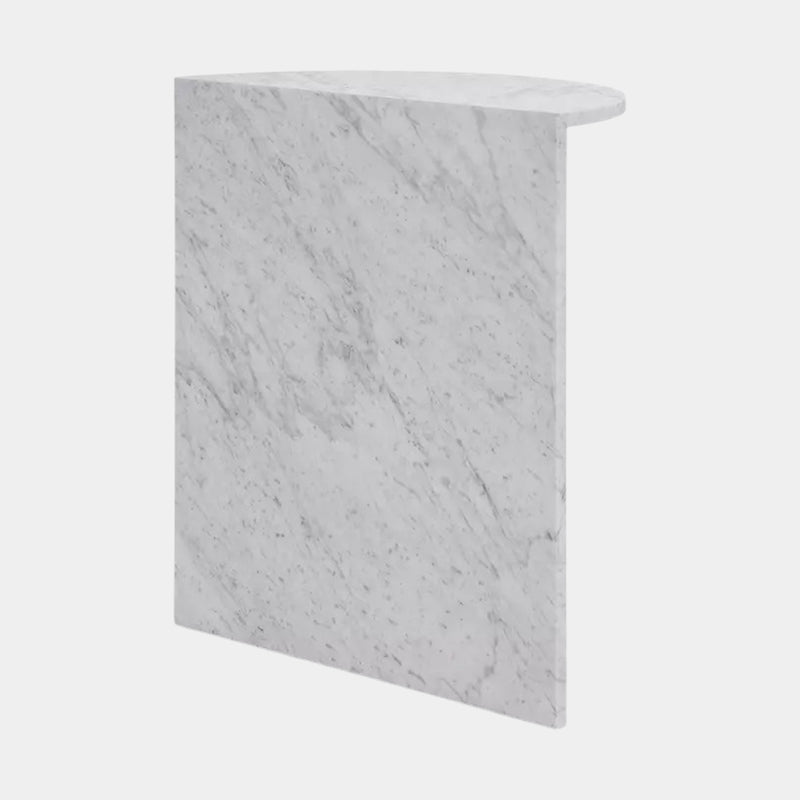 Christopher Guy White Carrara Marble Maubert End Table