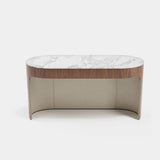 Clarence Leather Lined Luxury Console Table, alternative angle