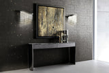 Giorgio Collection Mirage Console Table in figured Mowingui, third view