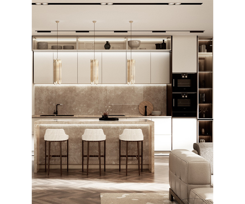 Modern Restaurant with Yemen Bar Chairs: A Touch of Sophistication.