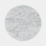 Coradia Carcasta Marble Accent Table, top view