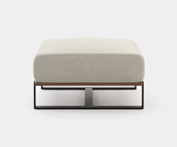 Elegant Salim Outdoor Pouf - High-End Outdoor Seating