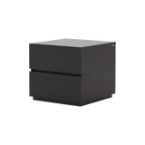 Laskasas Dakar Bedside Table in Black with transparent background