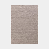 Diamond Hand Woven Wool & Viscose Rug, shown in Grey Marl